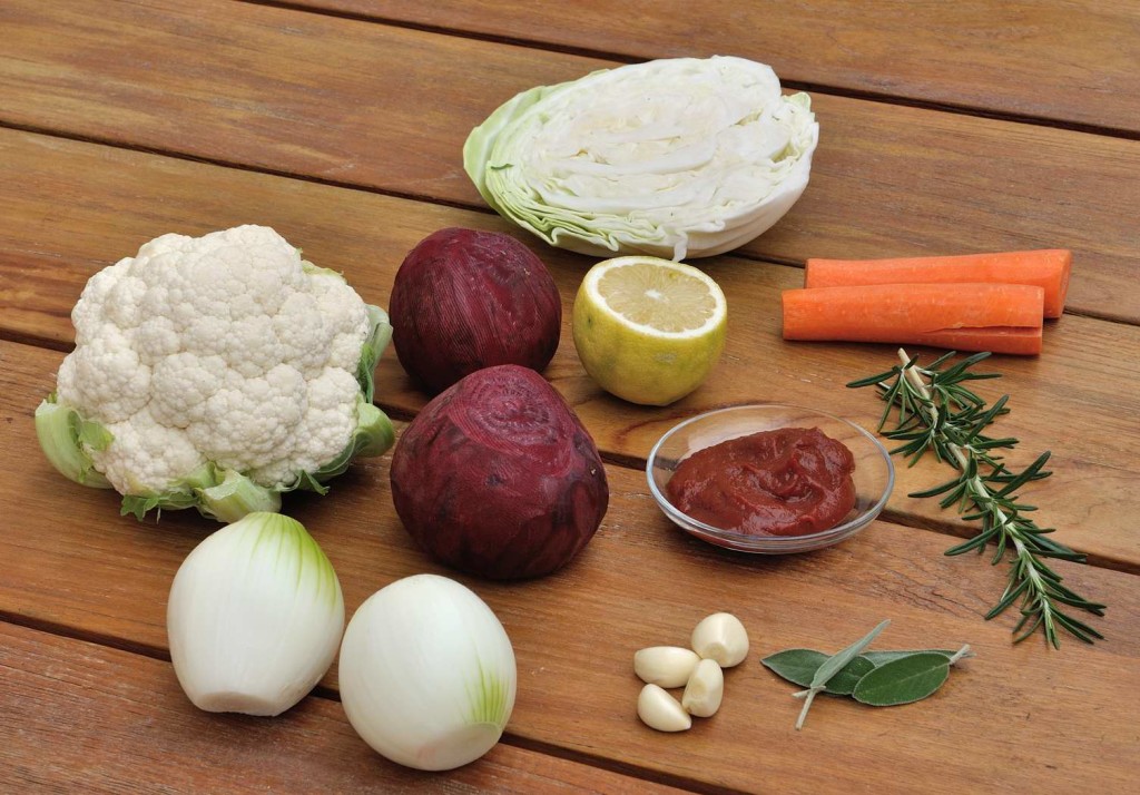 Vegan Borscht Ingredients