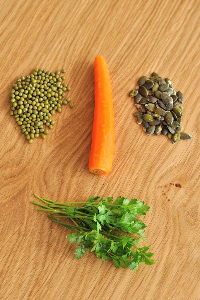 Steamed Mung Beans Salad