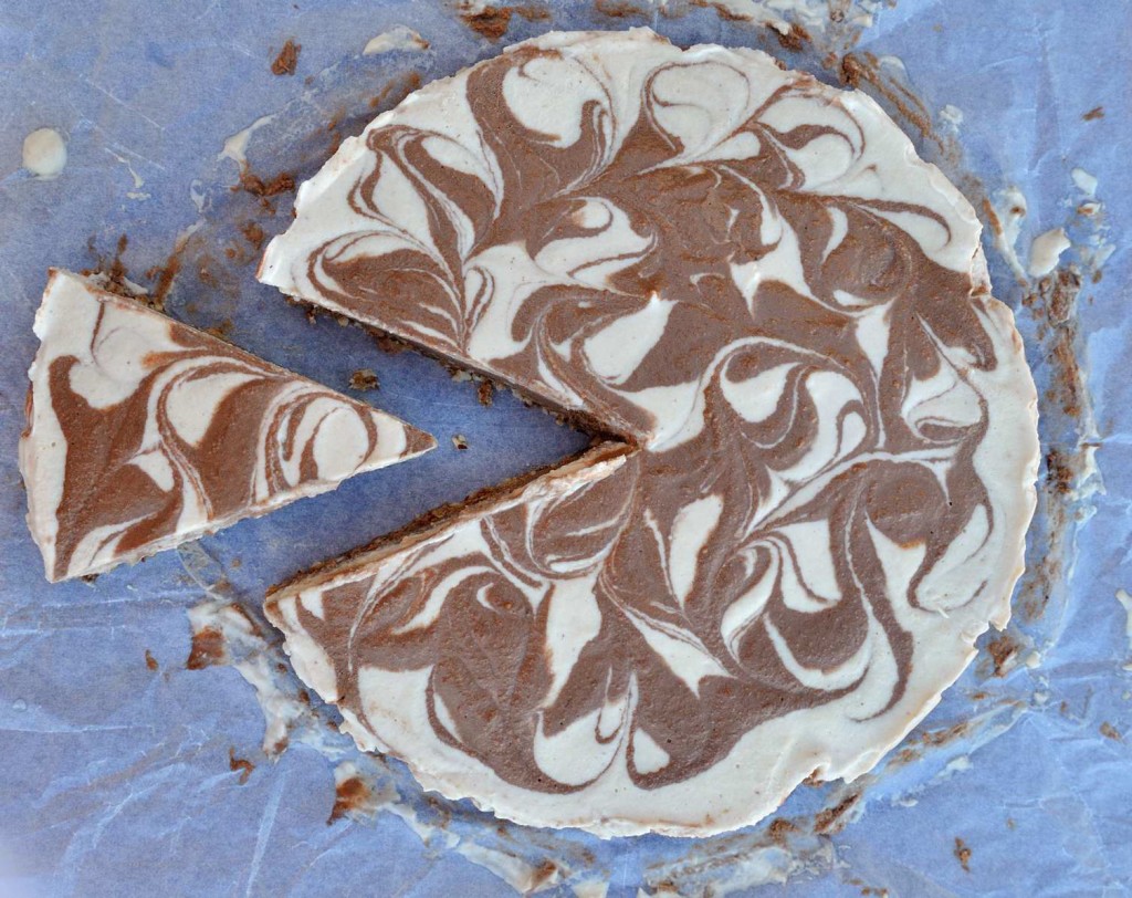 Vegan Nutella Ice Cream Cake