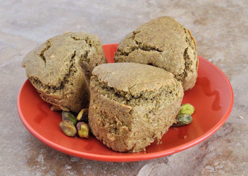 Pistachio Muffins (Vegan + Gluten Free)