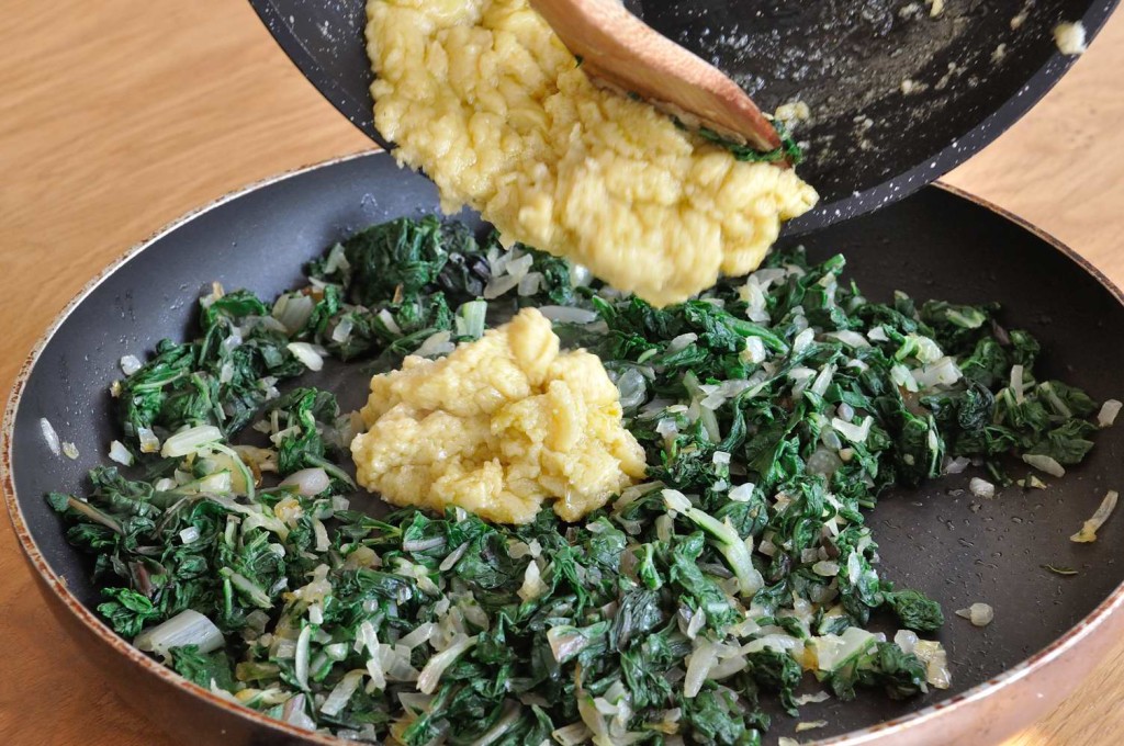 Chard/Spinach Pinwheel Bread