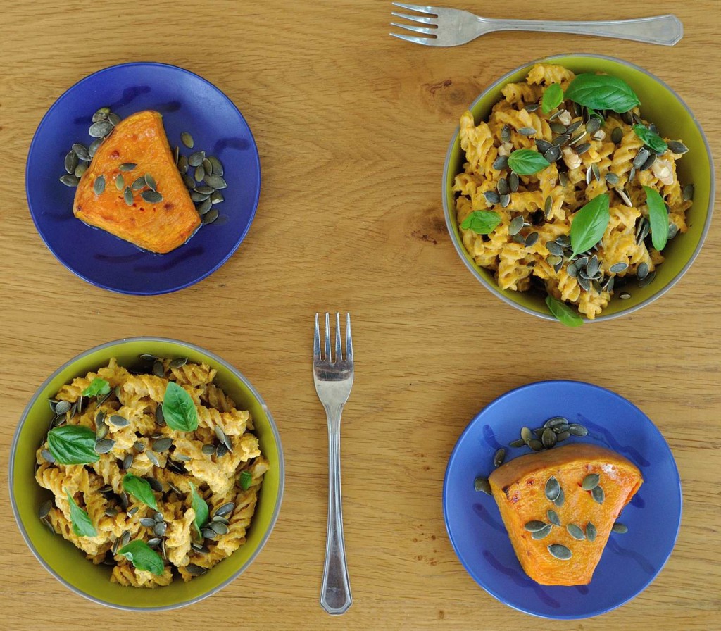 Creamy Vegan Cashew Pumpkin Pasta