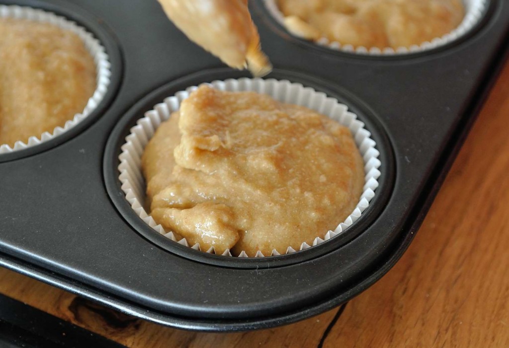 Peanut Butter and Jam One Bowl Vegan Muffins