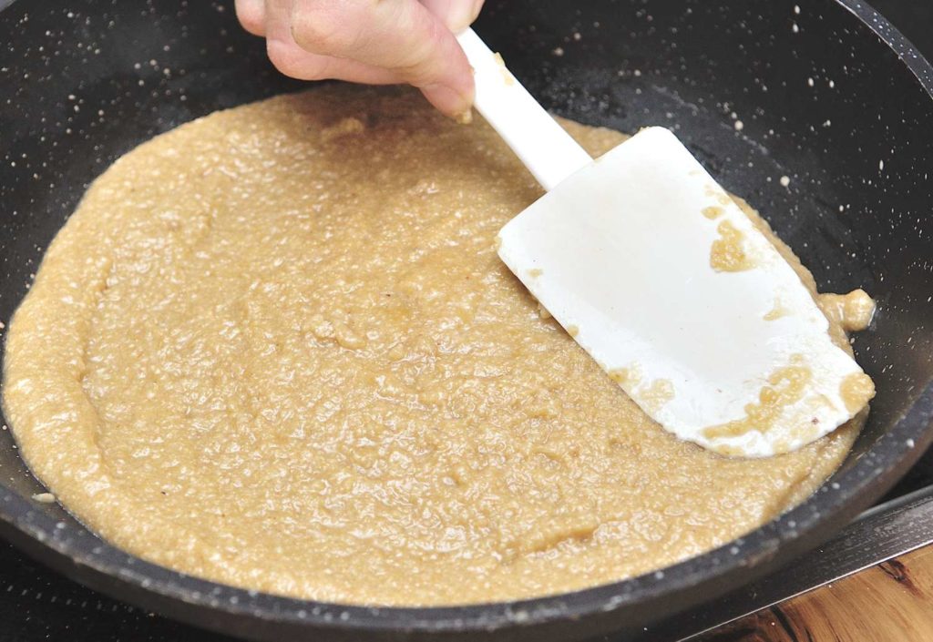 Almond Butter Maple Skillet Cookie