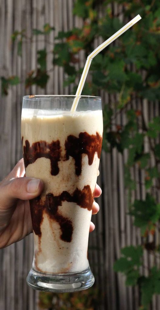 Vegan Vanilla Banana Milkshake