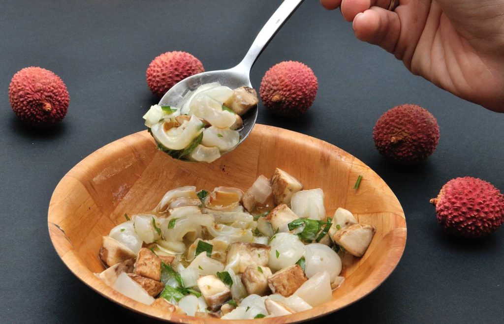 Vegan Lychee Ceviche