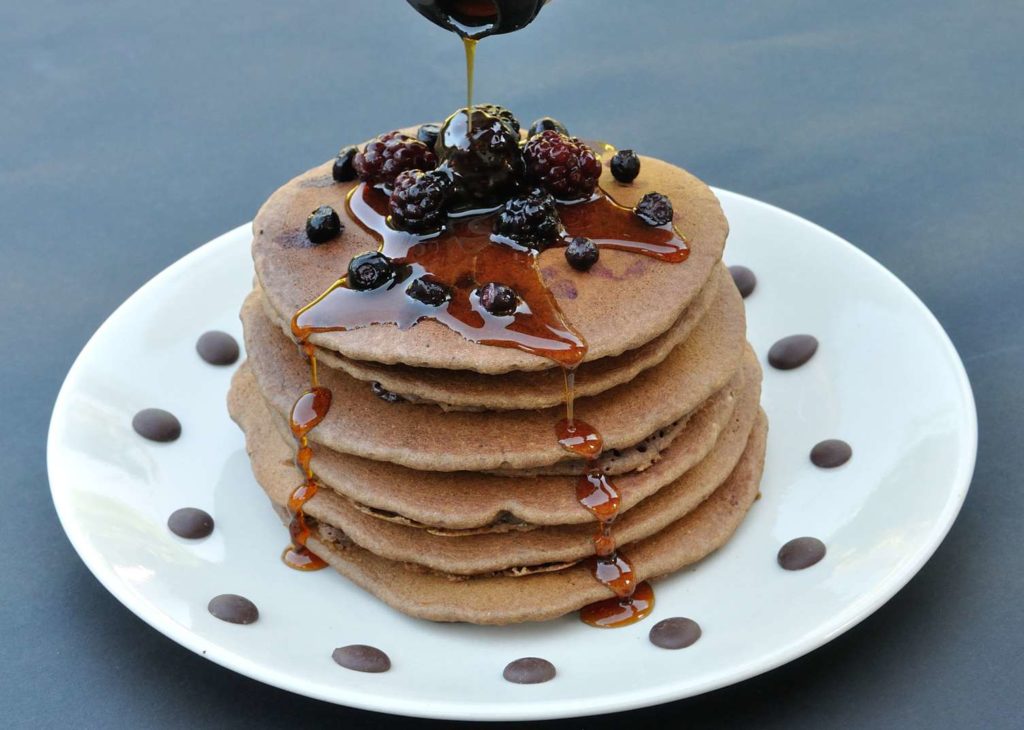 Gluten Free Chocolate Vegan Pancake