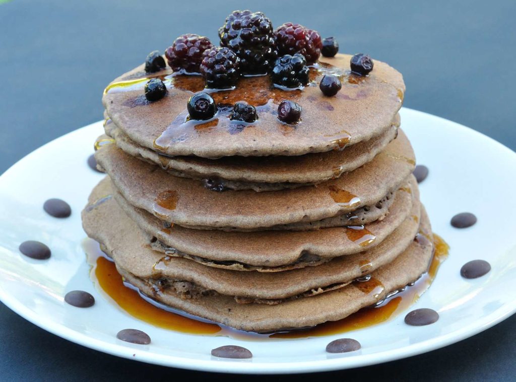 Gluten Free Chocolate Vegan Pancake