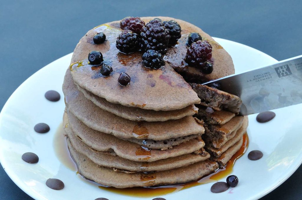 Gluten Free Chocolate Vegan Pancake