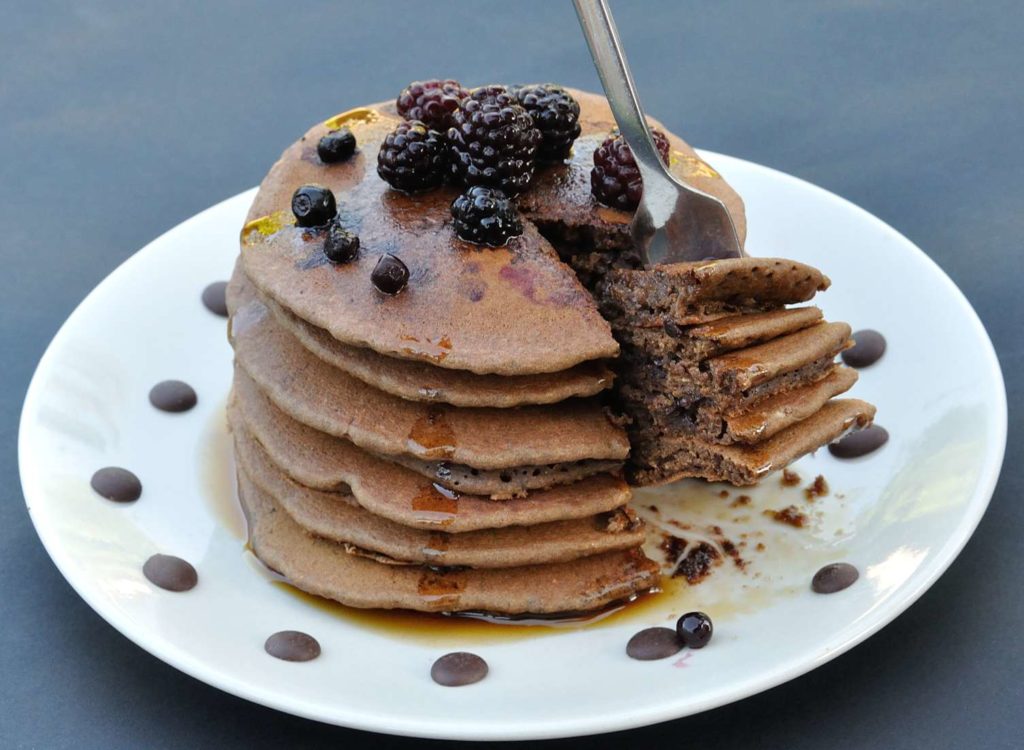 Gluten Free Chocolate Vegan Pancake