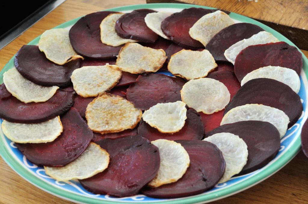 Roasted Beets and Kohlrabi Salad