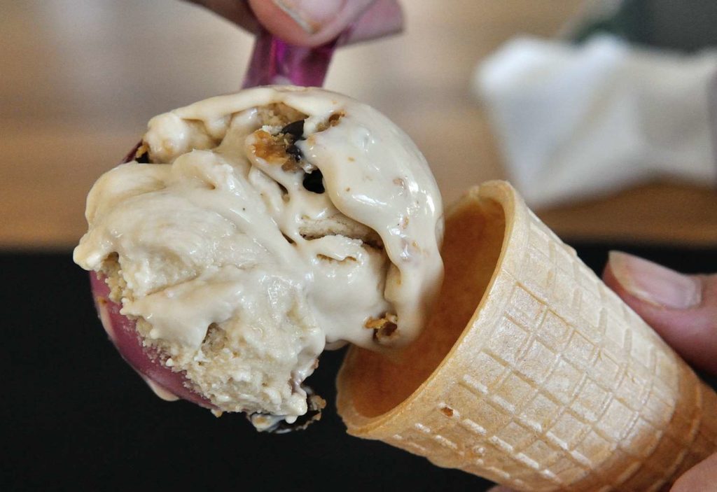 Peanut Butter Cookie Dough Ice Cream (Vegan + GF)