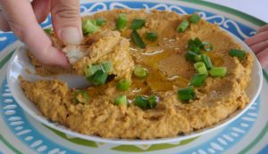 Red Lentil Carrot Hummus