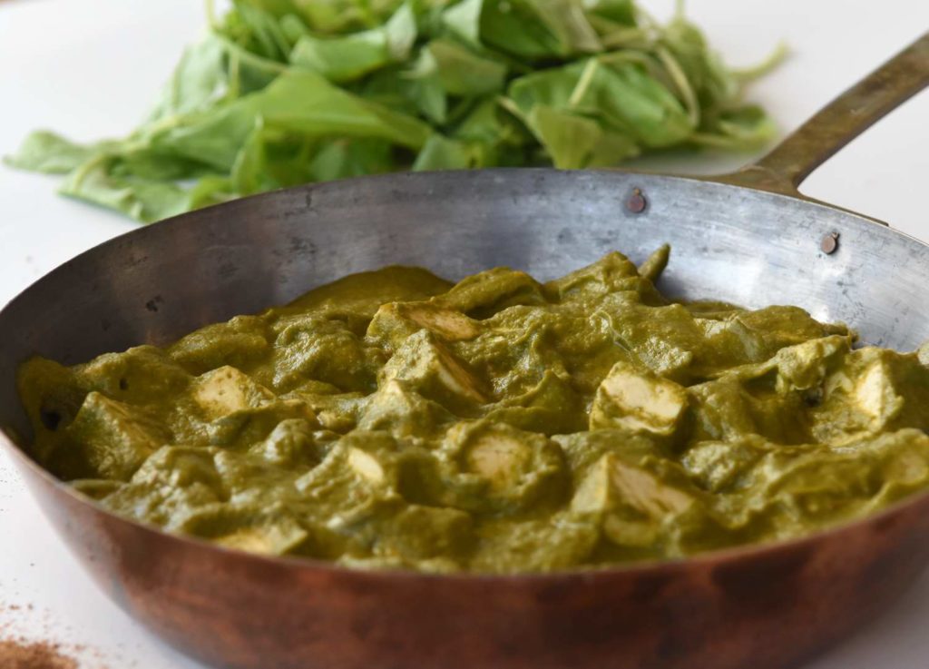 Vegan Palak Paneer