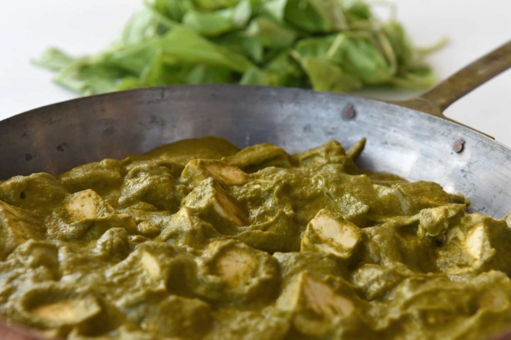 Vegan Palak Paneer