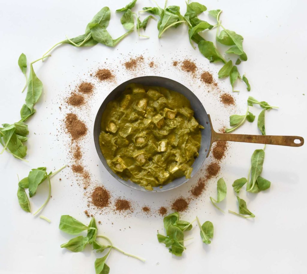 Vegan Palak Paneer