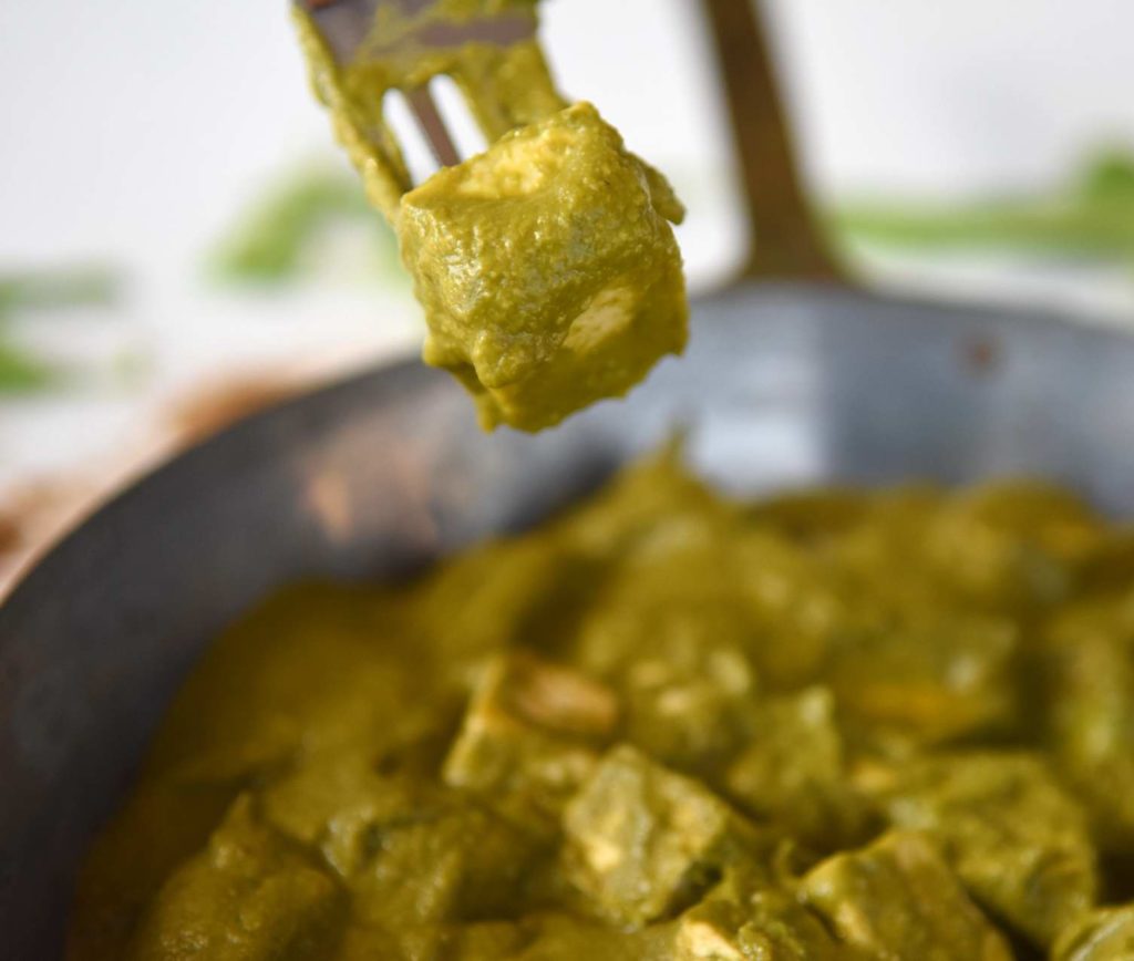 Vegan Palak Paneer