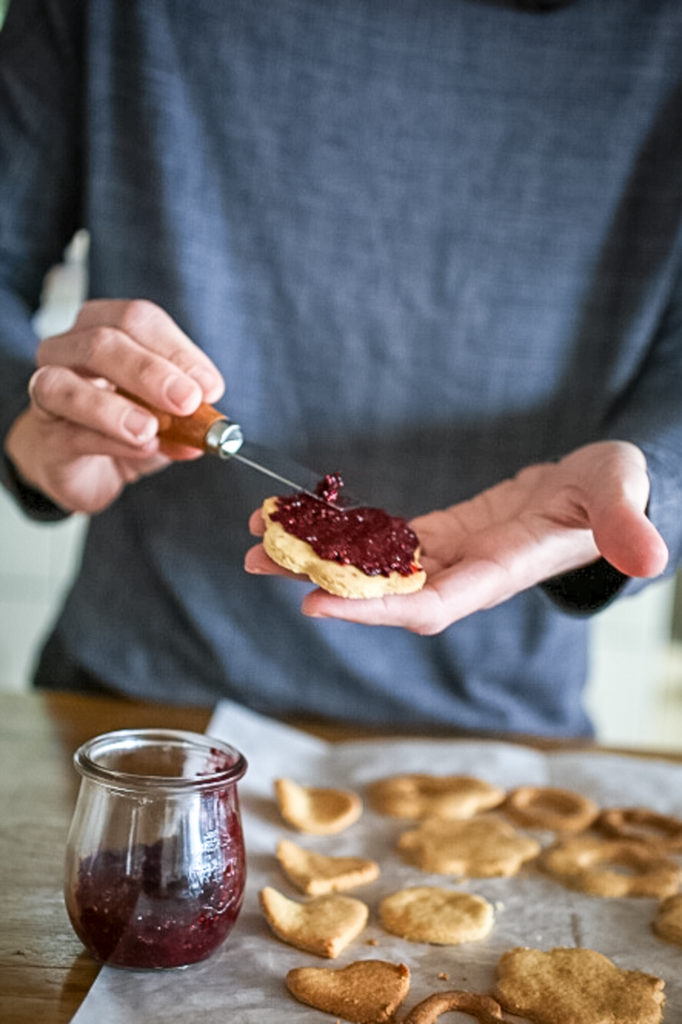 Vegan (Gluten Free) Linzer Cookies