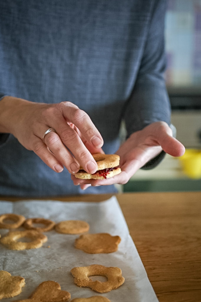 Vegan (Gluten Free) Linzer Cookies