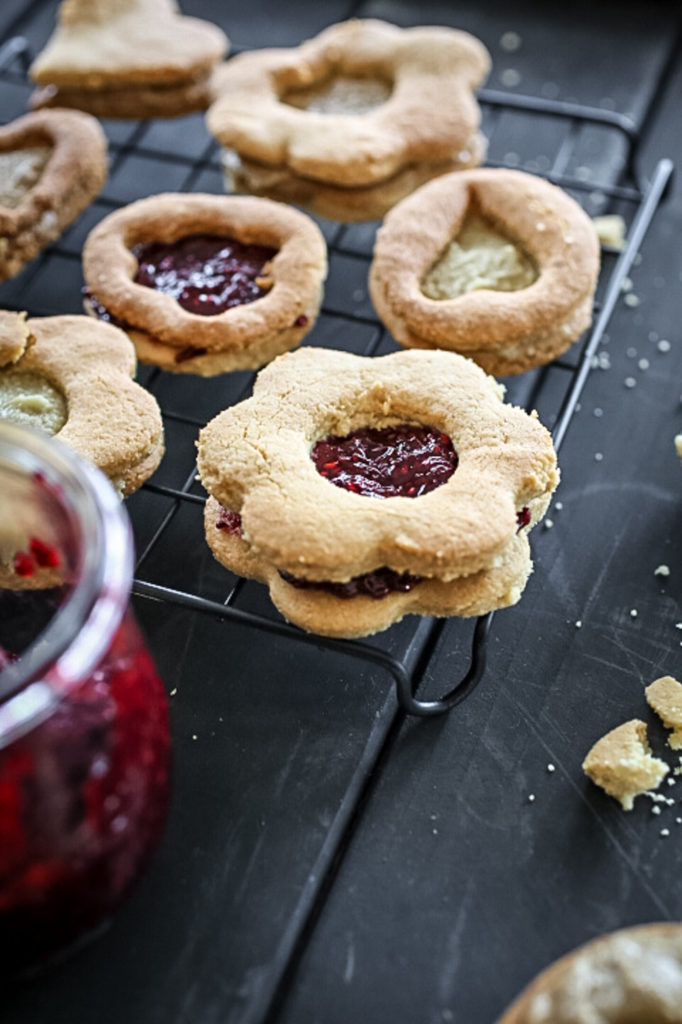 Vegan (Gluten Free) Linzer Cookies