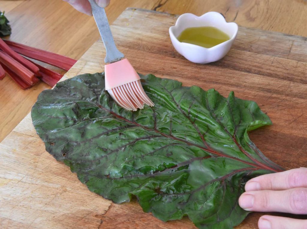 Chard Pinwheels (Indian Alu Wari)