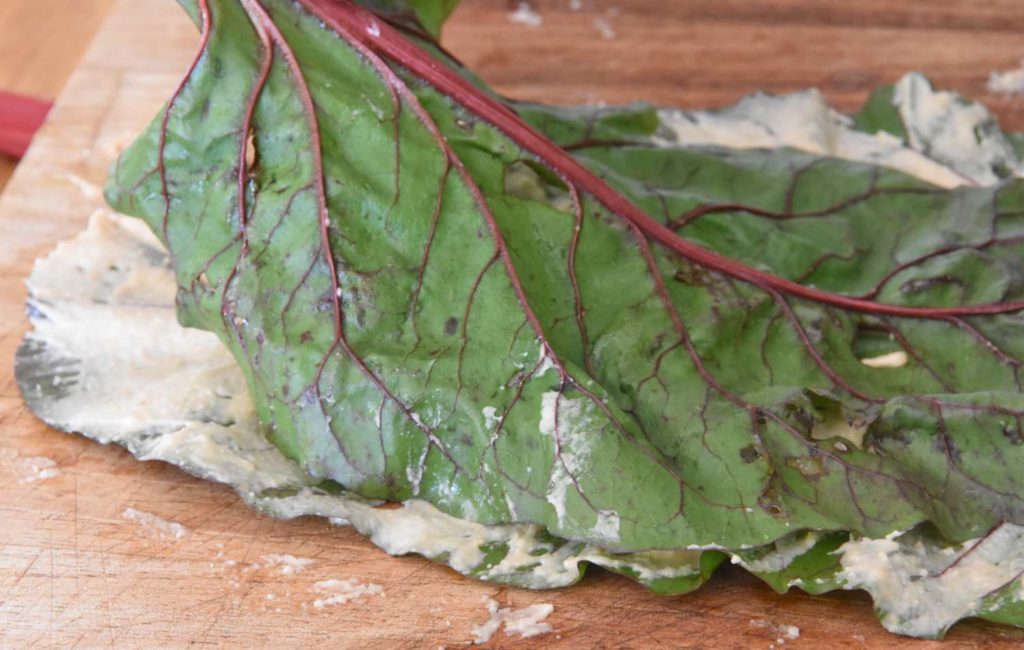 Chard Pinwheels (Indian Alu Wari)