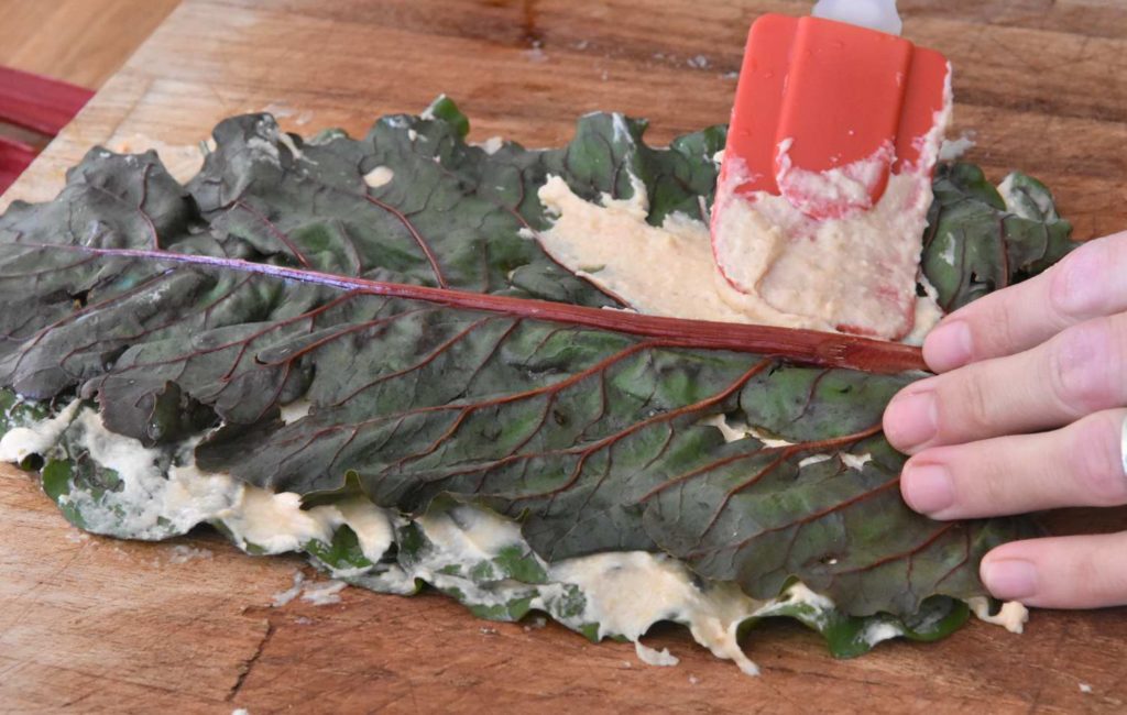 Chard Pinwheels (Indian Alu Wari)