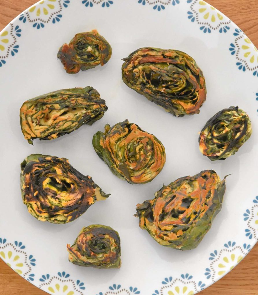 Chard Pinwheels (Indian Alu Wari)