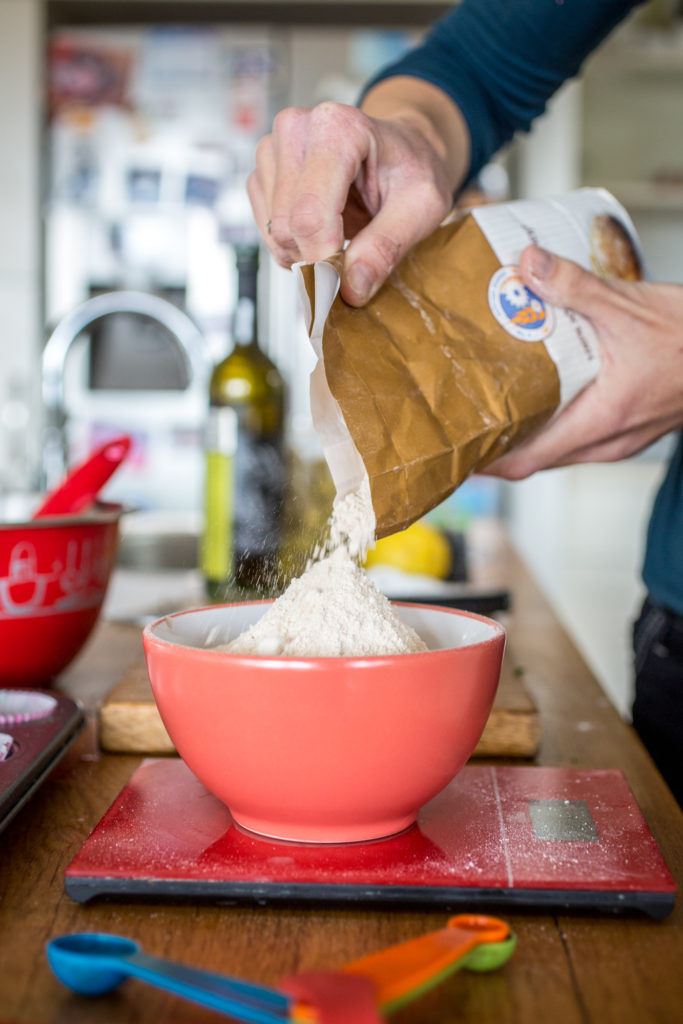 Rye Flour and Rosmary Vegan Savory Muffins