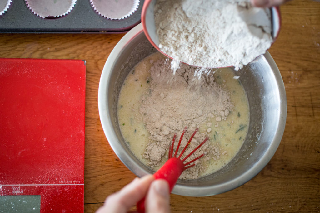 Rye Flour and Rosmary Vegan Savory Muffins