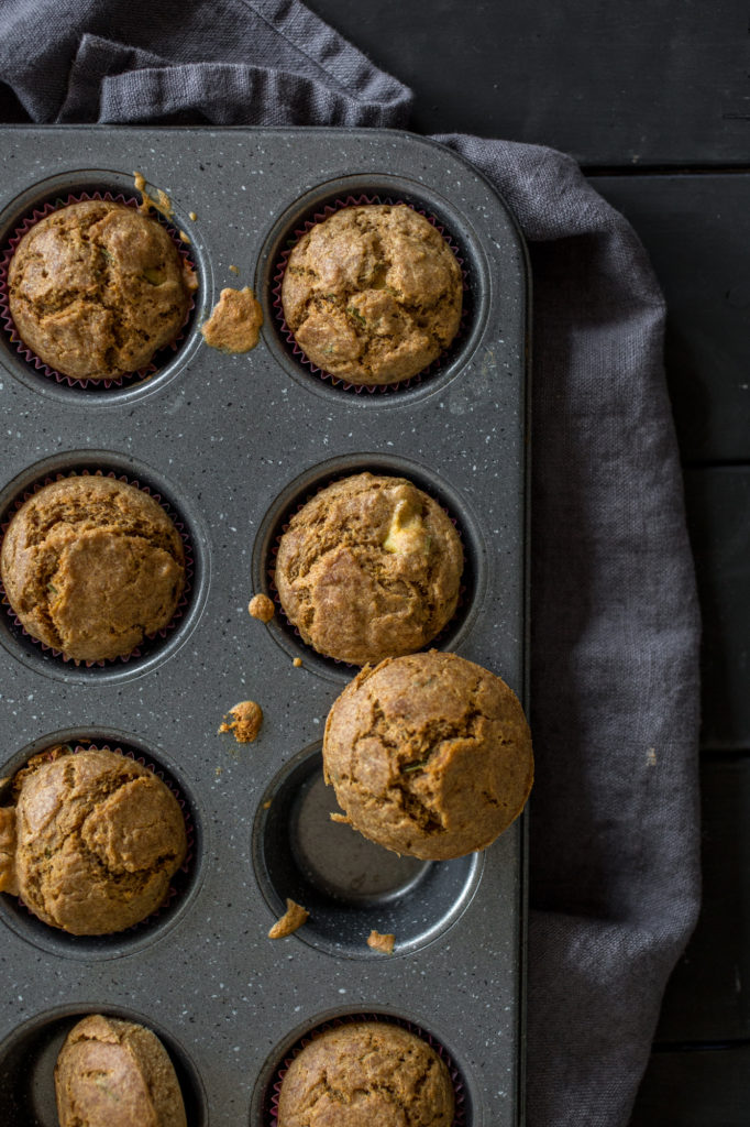 Rye Flour and Rosmary Vegan Savory Muffins