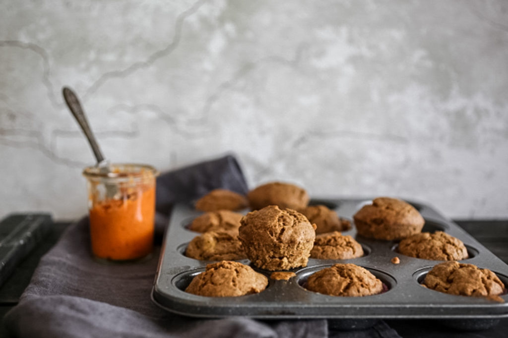 Rye Flour and Rosmary Vegan Savory Muffins