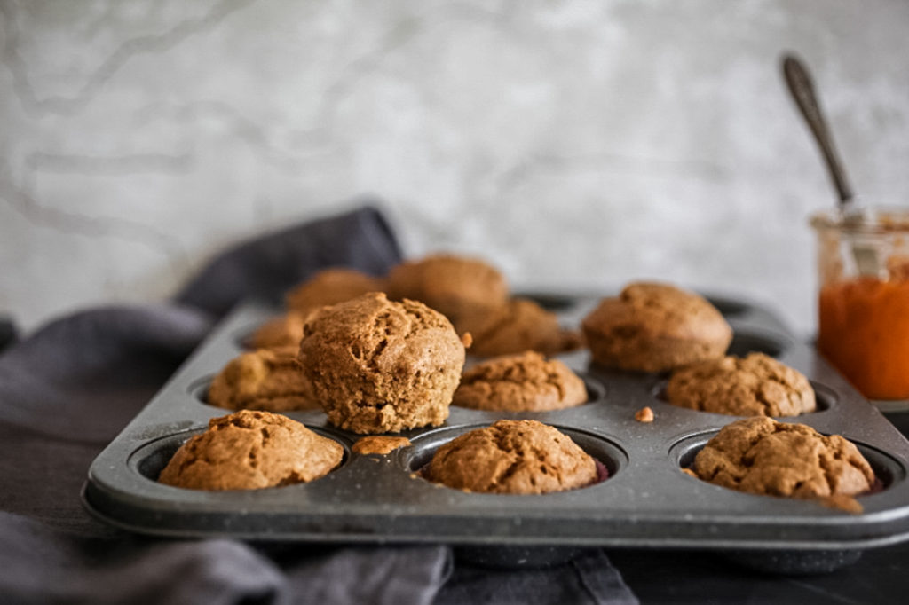 Rye Flour and Rosmary Vegan Savory Muffins