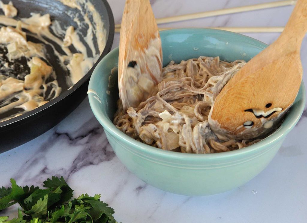 Soba Peanut Butter Noodles Bowl