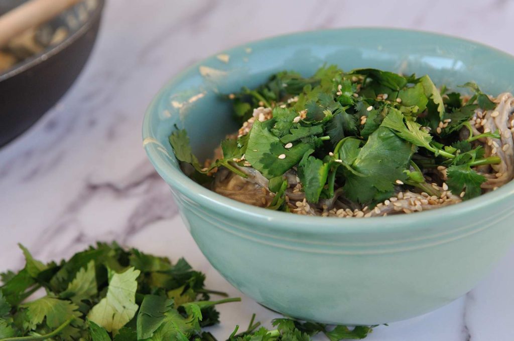 Soba Peanut Butter Noodles Bowl