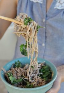 Soba Peanut Butter Noodles Bowl