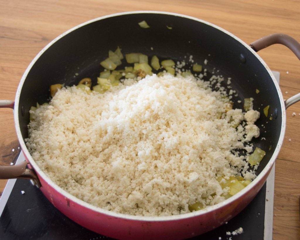 Quick Cauliflower "Rice"