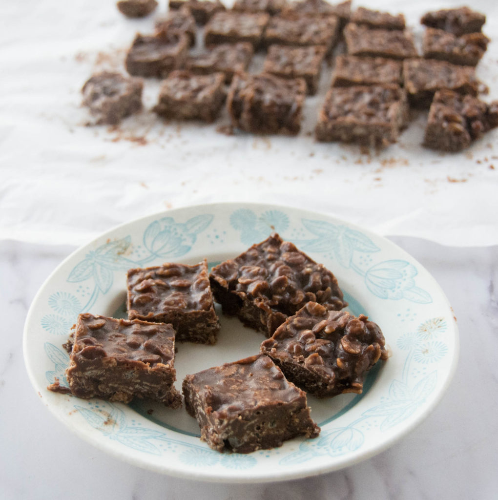 Chocolate Hazelnut Crunch Bars (Vegan + Gluten Free)