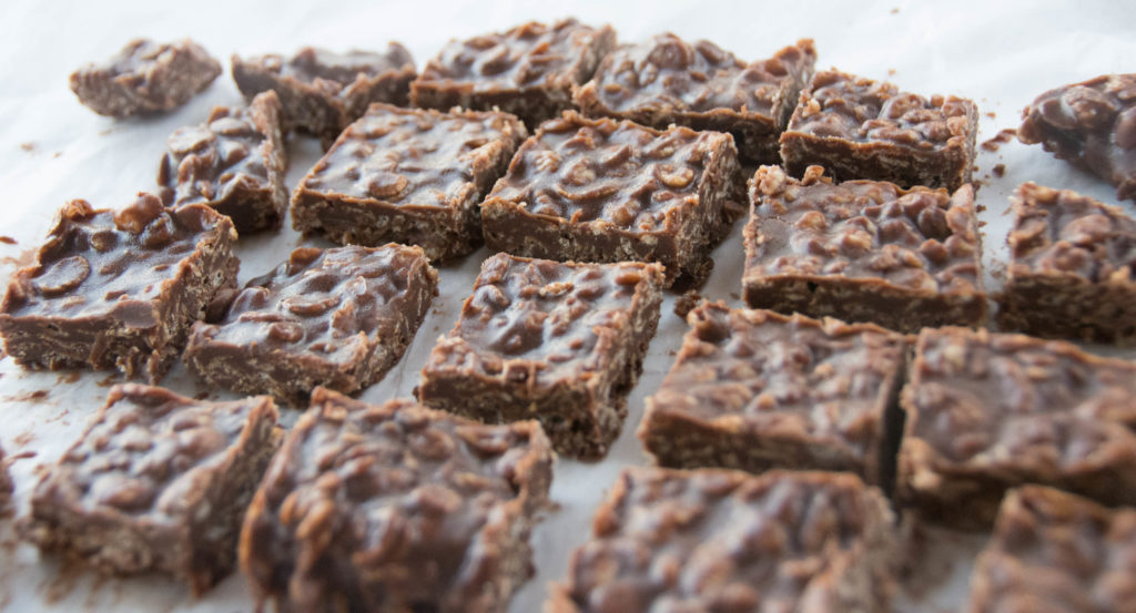 Chocolate Hazelnut Crunch Bars (Vegan + Gluten Free)